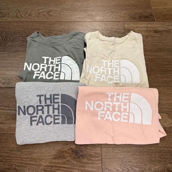 The North Face Tops - The North Face Women's Short-Sleeve Logo T-Shirts, Bundle of 4, Size Large